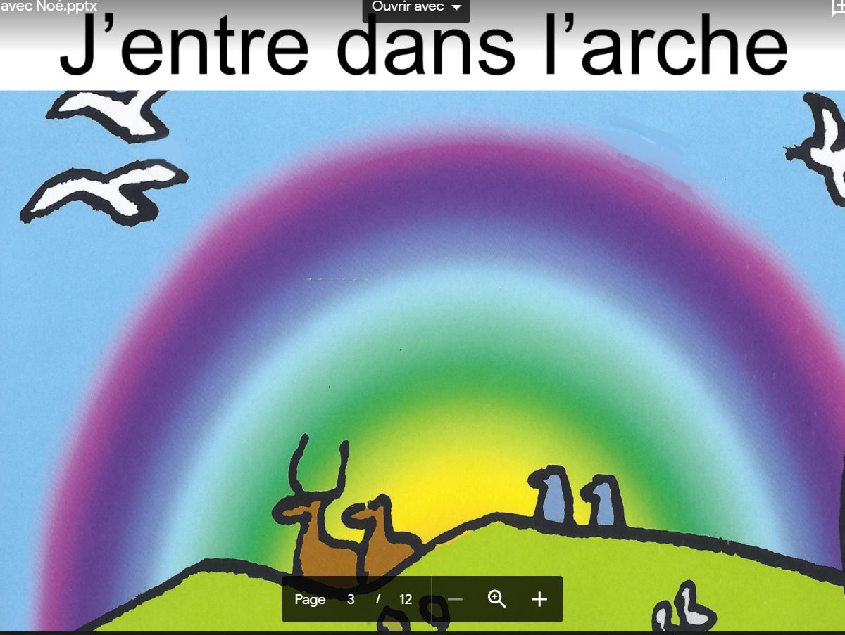 L'arche de Noé - Gn 6, 9-20 ; 7,17-23 ; 8, 8-13 - catéchèse enfants -  Théobule