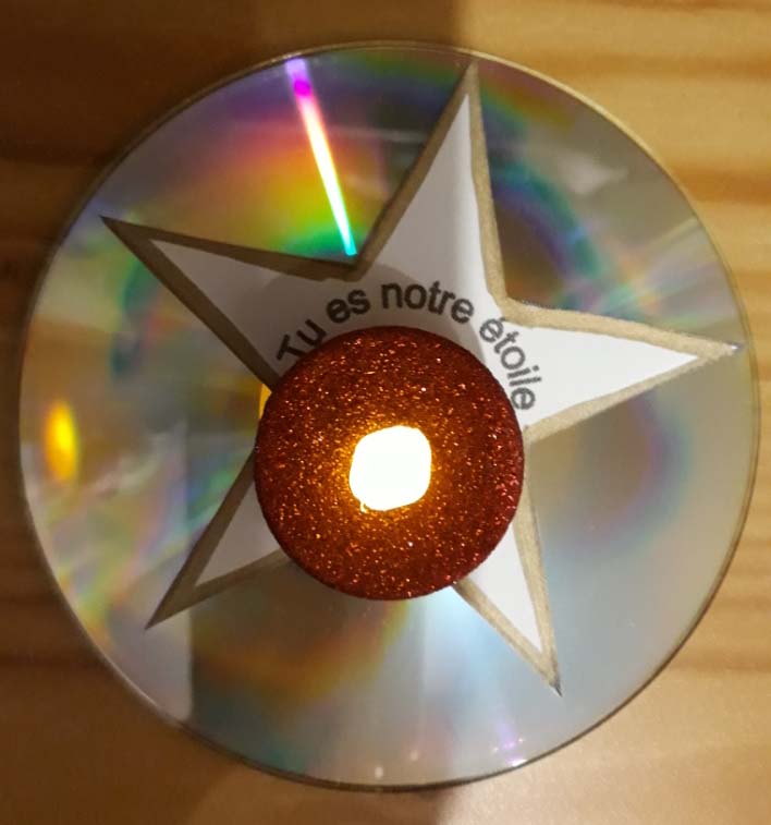 étoile sur cdrom